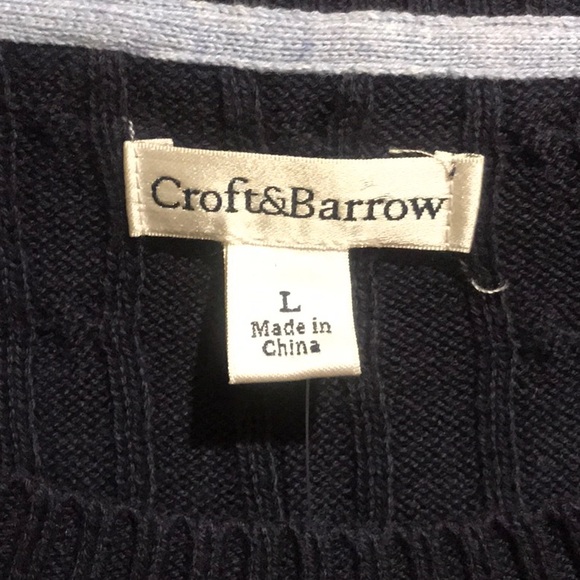 New Croft & Barrow Crew Neck Sweater - Picture 2 of 6